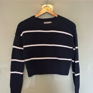 Knit Navy Blue Vince Sweater XS